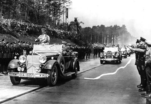 Hitler erffnet die Reichsautobahn zwischen Frankfurt und Darmstadt