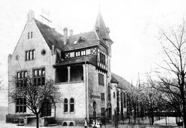 Die Bessunger Turnhalle Anfang des 20. Jahrhunderts